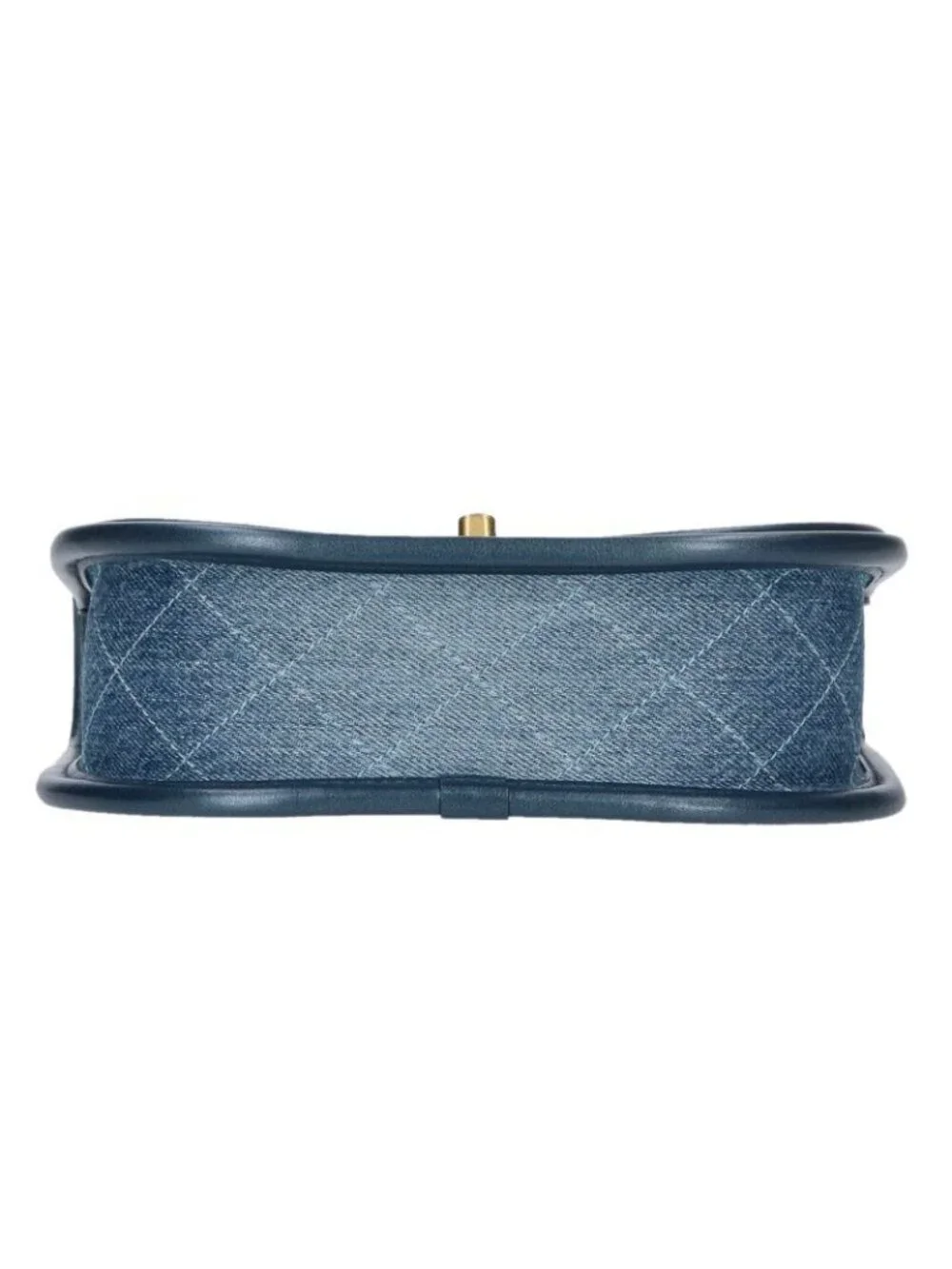 Chanel Quilted Denim Flap Shoulder Bag